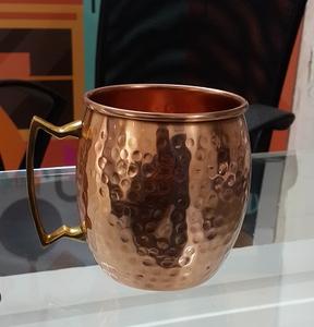 Vente en gros Tasses modernes et écologiques en cuivre 460ML/16OZ avec poignée pour les fêtes - Product Image 5