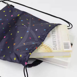 Sac à dos à cordon personnalisé avec logo imprimé par sublimation, tissu personnalisé de haute qualité et tailles personnalisées - Product Image 2