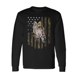 Camiseta de Manga Larga con Diseño de Camuflaje y Bandera Americana, Camiseta Promocional del 4 de Julio - Product Image 2