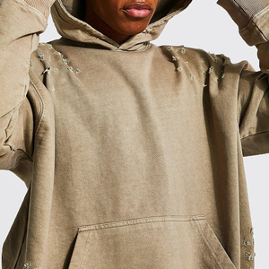 Sudaderas Lisas de Invierno de Alta Calidad, 100% Algodón, Estilo Urbano, Transpirables, Diseño Personalizado, Venta al Por Mayor - Product Image 6