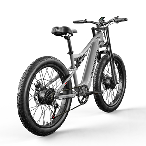 Vélo électrique de haute qualité à double moteur 48V 2000W, double suspension, pneus larges de 26 pouces, couple de 160 Nm, batterie de 17,5 Ah, vélo hybride - Product Image 3