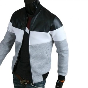 Bomber veste à glissière homme décontracté Streetwear Hip Hop Slim Fit manteaux hommes vêtements haute qualité mode pour hommes - Product Image 4