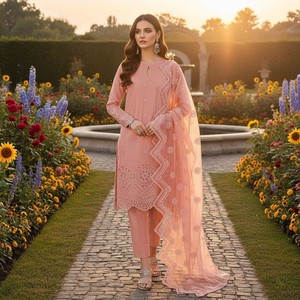 Costumes pakistanais de créateur avec broderie, salwar kameez de mariage pour femmes, disponibles à prix abordable - Product Image 1
