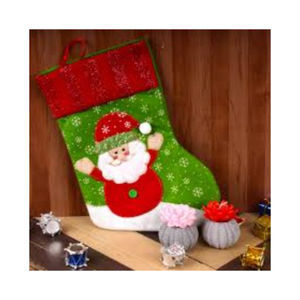Wholesale Custom Home Fine Wool Knitted Kids Candy Gift Red Letter <b>Christmas</b> Socks uk For Export - Product Image 3