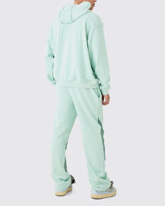 กางเกงจ็อกเกอร์ผู้ชาย OEM 2026 แบบสั่งทำพิเศษ ทรงหลวม ขอบดิบ ตัดเย็บแบบแผง คุณภาพส่งออก ขายส่ง พร้อมขอบเอวยางยืด - Product Image 2