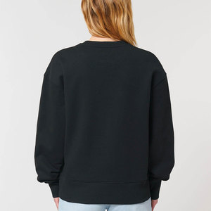 Sudaderas de cuello redondo para hombre, suaves, extragrandes, de forro polar, color negro - Product Image 3