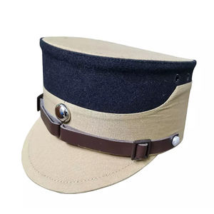 Contemporary Nappa Leather Kepi <b>Hat</b> Carlo Forti Luxury Italian Headgear Glamorous Style Lighter Version Unisex <b>for</b> Men Women - Product Image 5