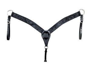 Mayorista Fabricante Personalizado Caballo Accesorios Origen Occidental Crudo Ocultar Cuero Pecho Collar Headstall Halters Set Personalizado - Product Image 2
