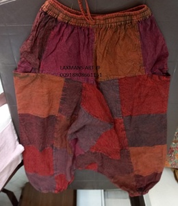 Sarouel patchwork en coton pyjama sarouel en coton pyjama patchwork en coton pyjama indien pyjama patchwork en coton népalais pantalon bohème - Product Image 1