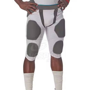 Short de football américain professionnel en gros avec coussinets absorbant les chocs et tissu respirant - Product Image 5