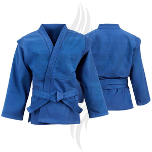 Uniformes de Entrenamiento de Sambo Unisex de Algodón Profesional, Duraderos, de Secado Rápido, Transpirables, Resistentes a Desgarros, con Logotipo Bordado Personalizado - Product Image 3