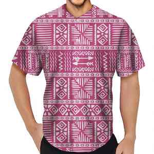 Maillot de baseball personnalisé pour homme, manches courtes, boutonné devant, uniforme de sport d'équipe décontracté, grande taille - Product Image 5