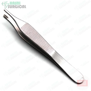 Pinzas quirúrgicas Adson para vendaje de tejidos, Instrumentos dentales, acero inoxidable reutilizable de alta calidad, aprobado por CE ISO - Product Image 4