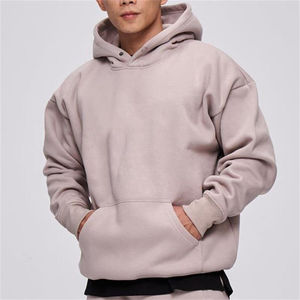 Sudadera con capucha de algodón orgánico de alta calidad Unisex sudaderas con capucha personalizadas serigrafía peso pesado Boxy cómodo hombres Sudadera con capucha - Product Image 2