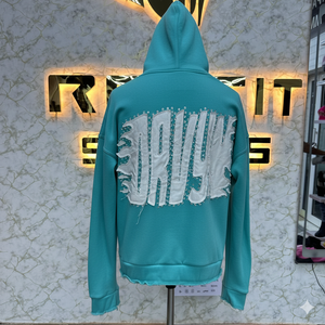 Top vente votre propre logo le plus demandé fermeture éclair à capuche bouffée imprimé fabriqué en usine pas cher prix sweats à capuche hommes sweats à capuche - Product Image 3