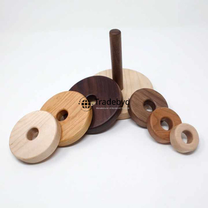 Juguete de madera de calidad premium hecho a mano sensorial para niños pequeños Bordes suaves Diversión segura de Tradebyd - Product Image 5