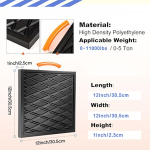 Almohadillas de Soporte para Estabilizadores de Grúas de Alta Resistencia que Ofrecen una Capacidad de Carga Duradera y una Mayor Seguridad de Elevación en Obras - Product Image 3
