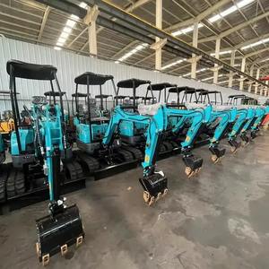 Precio al por mayor Mini pequeña máquina excavadora Mini excavadora sobre orugas 1.5Ton 1Ton 2,5 Ton con piezas de excavadora para la venta - Product Image 1