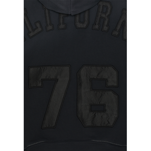 Sudadera con capucha y cremallera bordada de chenilla con letras GSM 500 de alta calidad personalizada para hombre - Product Image 5