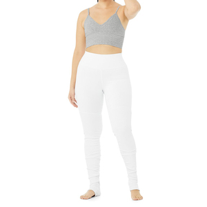 Legging glissant personnalisé pour femmes plus jeunes, pantalon de legging de course, de yoga, d'entraînement, de gym, de fitness, en gros - Product Image 1