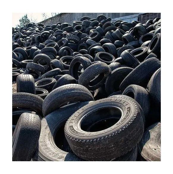 Neumáticos de segunda mano triturados o de desecho, neumáticos de goma reciclados y desechos