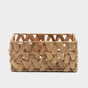 Panier de rangement en jacinthe d'eau tissé à la main / Corbeille en osier tressé polyvalente pour l'organisation de la maison, la lessive et le rangement ménager - Product Image 3