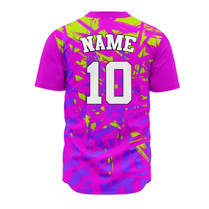 Camiseta de Béisbol Personalizada con Nombre y Número Impresos y Cosidos, 100% Poliéster Transpirable, Uniforme Deportivo para Hombre - Product Image 2