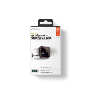 Caricabatterie USB <b>Type</b>-<b>C</b> FAST <b>CHARGER</b> 45W Kit Power Delivery Black ACHSMKITC2C45WK - Product Image 3