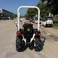 Tracteur agricole compact 25HP 4x4 certifié CE COC EMARK, mini tracteur diesel multifonctionnel pour petites exploitations agricoles et jardins