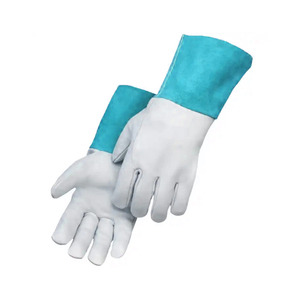Venta al por mayor de guantes de soldadura de cuero de seguridad para el almacén Guantes de cuero de malla transpirable para uso diario de los hombres - Product Image 3