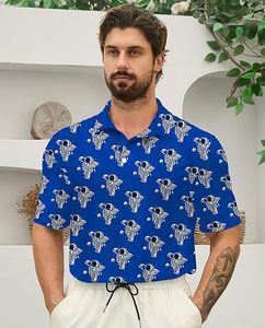 เสื้อโปโลชายขนาดใหญ่พิเศษเสื้อโปโลผ้าถักระบายอากาศเสื้อโปโลสไตล์วินเทจเสื้อโปโลแขนสั้นสำหรับผู้ชาย - Product Image 2