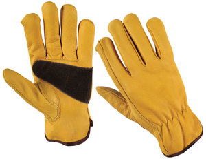 OEM Unlined Driver Gloves With Maximum Protection Round Thumb Styled <b>Shirred</b> <b>Elastic</b> Back In Goatskin Leather - Product Image 5