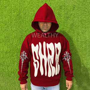 Meilleure vente unisexe 100% coton pull à capuche personnalisé sport d'hiver sweat impression numérique style de rue haut vierge pour hommes - Product Image 1