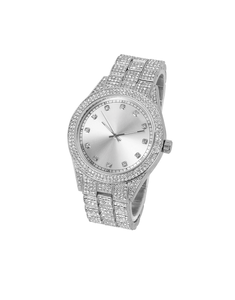 นาฬิกาฮิปฮอปประดับเพชรโมอิสซาไนต์แบบกำหนดเอง ตัวเรือนสแตนเลสสตีล ระบบจักรกล ผ่านการทดสอบเพชร - แฟชั่นธุรกิจ - Product Image 4