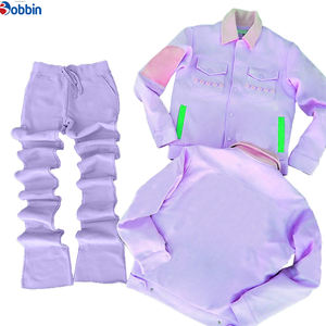 Ensemble de survêtement de qualité supérieure avec logo personnalisé, ensembles de baseball classiques pour hommes, veste et pantalon de baseball, vêtements de jogging, sweat-shirts patchwork, ensemble de sport - Product Image 5