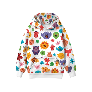 Sudadera con Capucha Infantil de Invierno con Diseño Personalizado de Dibujos Animados, de Poliéster/Nylon, Forro Polar, Impermeable, Ecológica y Divertida - Product Image 3