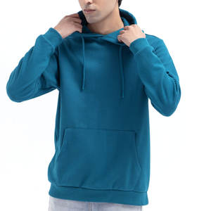 2025 mejor diseño de Sudadera con capucha para hombre cómodo 100% algodón polar liso teñido transpirable secado rápido 300g impresión Digital personalizada - Product Image 5