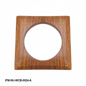 Brazalete Cuadrado de Madera Oscura, Accesorio Artesanal para la Muñeca Pulido a Mano, Brazalete Boho de Estilo Arquitectónico Moderno - Product Image 5