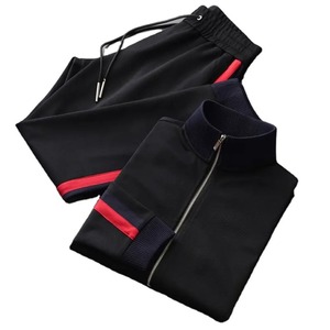 Chándales bordados para correr de Entrenamiento Personalizados para hombres, sudaderas y sudaderas con capucha de algodón 100% ajustadas para hombres - Product Image 1