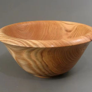 Gran tazón de masa de madera hecho a mano versátil perfecto para ensaladas de frutas moderno Vintage bodas rústicas de alta calidad Diwali - Product Image 1