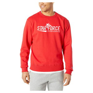 US DDP Shipping Hombres 50% Algodón 50% Poliéster 300g Fleece Manga larga Cuello redondo Sudadera ODM Suministro Sudaderas de diseño sólido - Product Image 3