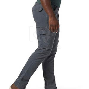 Pantalon cargo pour homme, léger, 100% coton, coupe décontractée, tissu confortable, design pratique des poches, pour une utilisation quotidienne et en plein air - Product Image 3