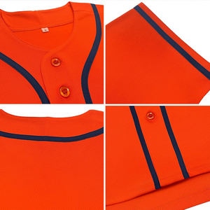 Maillot de baseball personnalisé, confortable, design vintage, parfait pour la pratique, offre un tissu en polyester idéal pour l'achat en gros - Product Image 3