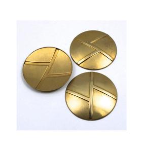 Ensemble de sous-verres en métal pour cadeaux de mariage, cadeaux d'entreprise, cadeaux de fête avec de beaux motifs ethniques traditionnels - Product Image 1