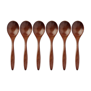 Juego de 3 Utensilios de Cocina de Madera Natural: Espátula, Cuchara para Servir y Cuchara para Voltear, Accesorios de Cocina y Catering, Cucharas en Venta - Product Image 1