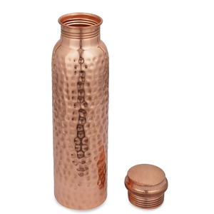 Bouteille d'eau en cuivre 32oz 950ml avec emballage de boîte-cadeau personnalisé Bouteille en cuivre pur 100% pour eau potable - Product Image 1