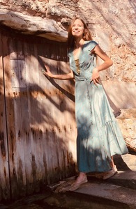 Vestido maxi de seda de estilo Boho Ibiza de calidad de tendencia - Product Image 6