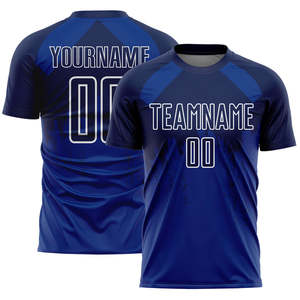 Camiseta de fútbol lista para el juego, personalizado OEM uniforme de fútbol, kits de equipo profesional de tela transpirable ligera de secado rápido para escuelas y clubes - Product Image 5