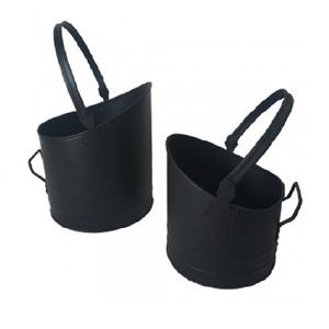Seau à charbon en cuivre gris personnalisé avec un design unique et un métal robuste, parfait pour une solution de stockage de charbon élégante - Product Image 2