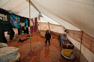 Tienda de campaña para refugiados de algodón 100%, carpas de campana de lona, ligeras y móviles, cómodas, ignífugas, resistentes a los rayos UV e impermeables - Product Image 6
